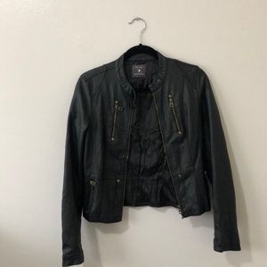 Faux leather jacket